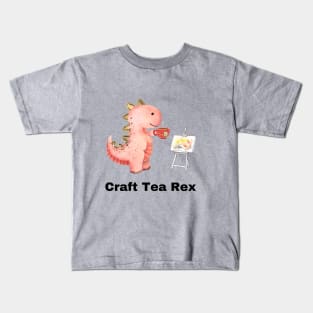 Craft Tea Rex Kids T-Shirt